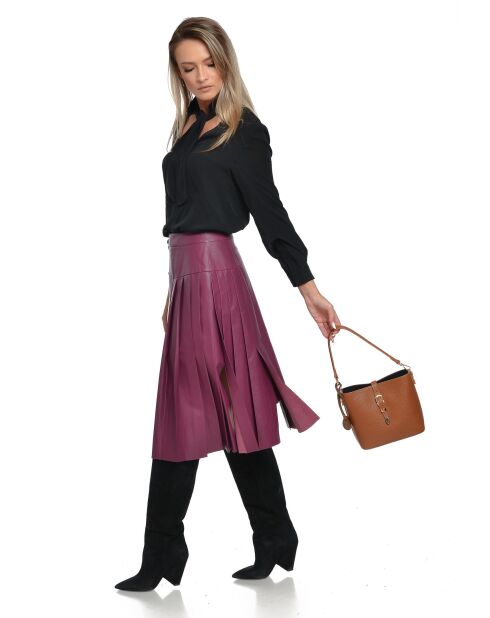 Borsa a secchiello Elvi Cognac - 19x21,5x10,5 cm