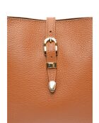 Borsa a secchiello Elvi Cognac - 19x21,5x10,5 cm