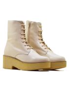 Bottines 25060 en daim taupe beige