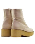Bottines 25060 en daim taupe beige