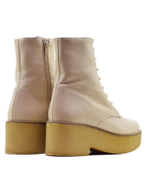 stivali 25060 in pelle scamosciata beige taupe