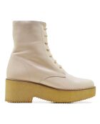 Bottines 25060 en daim taupe beige