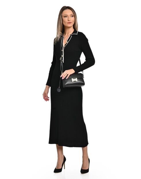 Sac bandoulière Gaya Noir - 15x20x7 cm