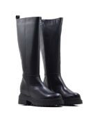 Botas CA-1888r de piel negras - tacón de 6 cm