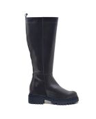 Botas CA-1888r de piel negras - tacón de 6 cm