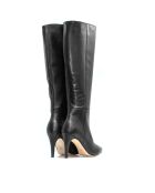 Stiefel Ons aus schwarzem Nappaleder - 9 cm Absatz