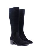 Bottes Sia en daim noires