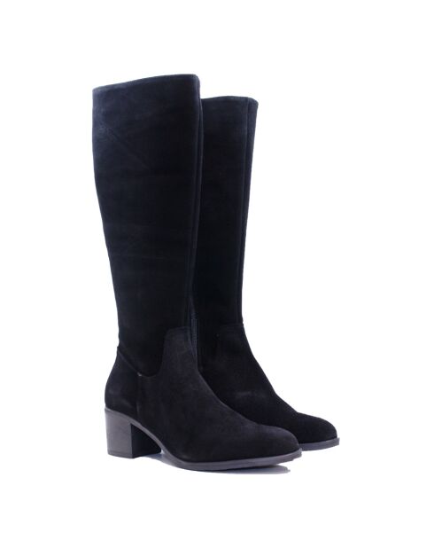 Bottes Sia en daim noires