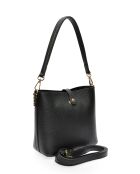 Borsa a secchiello Elvi nera - 19x21,5x10,5 cm