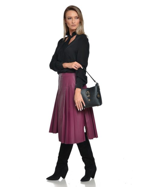 Borsa a secchiello Elvi nera - 19x21,5x10,5 cm