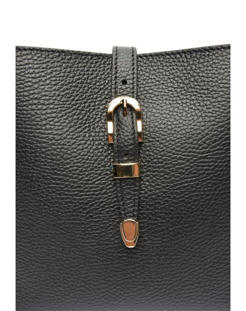 Borsa a secchiello Elvi nera - 19x21,5x10,5 cm