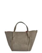 Abby handtas grijsbeige - 24x29x13,5 cm