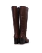 Bottes CA-2252 en cuir krust marron
