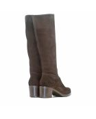 Bottes CA-236t en daim marron - Talon 5.5 cm