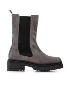 Botines de gamuza gris CA-1932