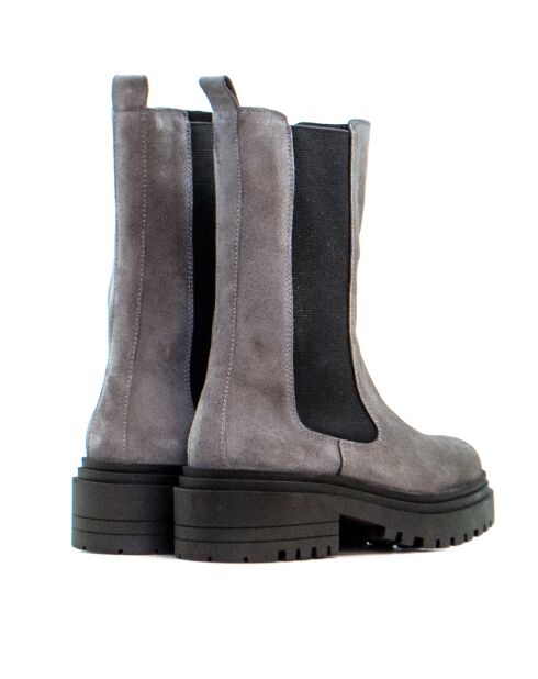 Stivaletti CA-1932 in camoscio grigio