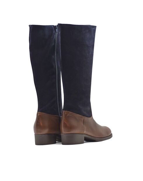 Bottes LO-564 en cuir krust marron