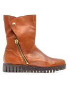 CA-139ca hellbraune Wildlederstiefel