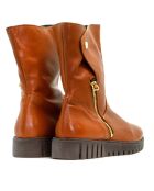 CA-139ca hellbraune Wildlederstiefel