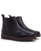 Botas CA-2118 de piel krust marrón - tacón de 5 cm