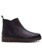 Botas CA-2118 de piel krust marrón - tacón de 5 cm