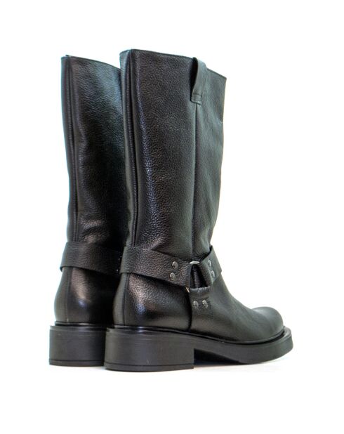 Bottes CA-2056 buggy noires - Talon 5.5 cm