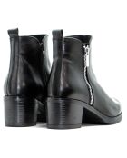 Botas CA-1995 de piel krust negra - tacón de 5 cm