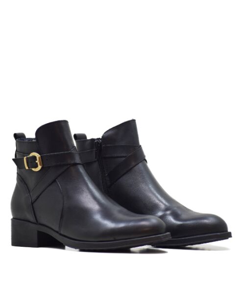 Stivali Jailene in pelle scamosciata nera