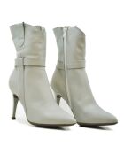 Stivali CA-920 in pelle krust beige - tacco 10 cm