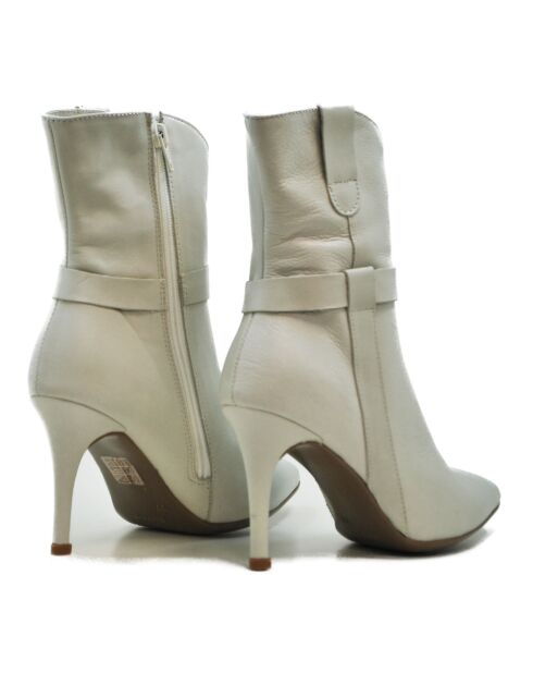 Stivali CA-920 in pelle krust beige - tacco 10 cm