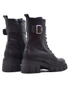 Stivali CA-1894 in pelle krust nera