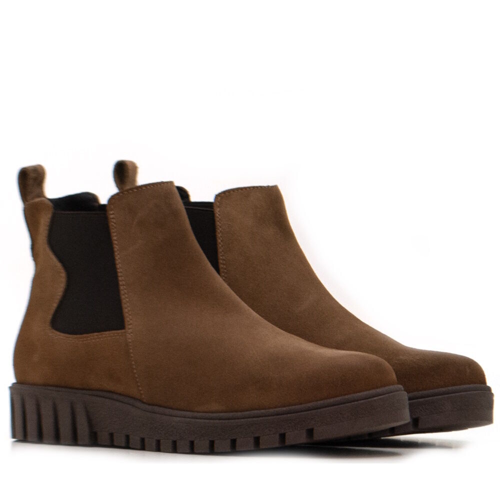 Bottines SCHOLL En Daim Marron - Talons Hauts - Taille 40 - Occasion
