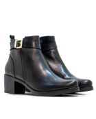 Botas CA-1996 de piel krust negra - tacón de 5 cm