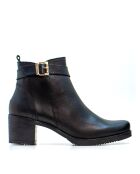Botas CA-1996 de piel krust negra - tacón de 5 cm