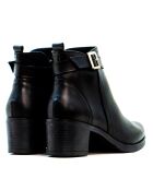 Botas CA-1996 de piel krust negra - tacón de 5 cm