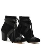 Bottines Luttrell en daim noires - Talon 7.5 cm