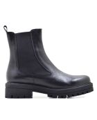 Botas CA-1884 de piel krust negra