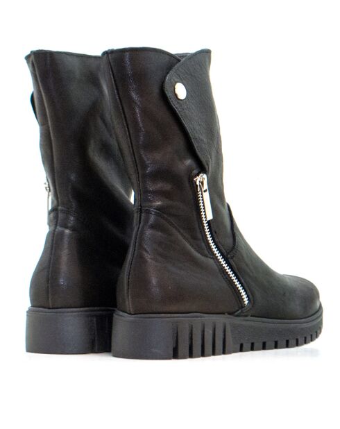 CA-139ca schwarze Wildlederstiefel