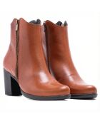 CA-987 stivali in pelle krust marrone chiaro - tacco 7,5 cm