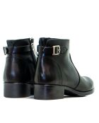 Botas CA-1999 de piel krust negra - tacón de 5 cm