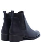 Bottines CA-1036 en cuir krust marine