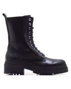 Botas de piel de napa negras CA-1931 - tacón de 8,5 cm