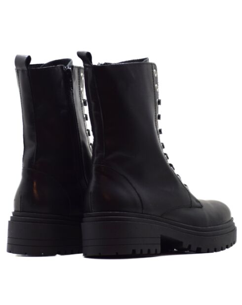 Botas de piel de napa negras CA-1931 - tacón de 8,5 cm