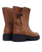 Botas CA-127p de piel salvaje marrón claro - tacón de 5,5 cm