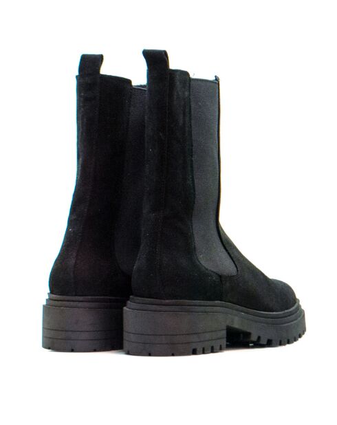 Stivali CA-1932 in camoscio neri - tacco 8,5 cm