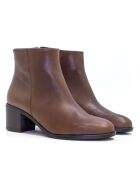 Bottines CA-2000 en cuir krust marron - Talon 5.5 cm