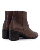 Bottines CA-2000 en cuir krust marron - Talon 5.5 cm
