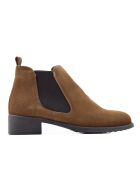 Botas F-2419 de gamuza marrón claro
