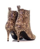 Botas Paolini Serpiente taupe - tacón de 8,5 cm