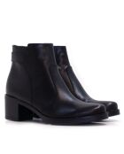 Botas CA-2094 de piel krust negra - tacón de 6 cm